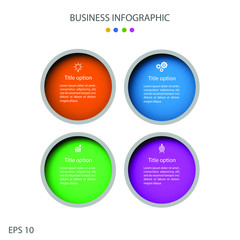 Infographic template design , infographic element , vector design