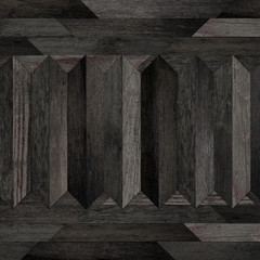 Texture of old wooden boards for background. 