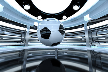 Fototapeta na wymiar Football and indoor arena scenes, 3d rendering.
