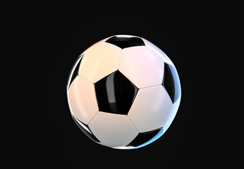Fototapeta premium Football and indoor arena scenes, 3d rendering.