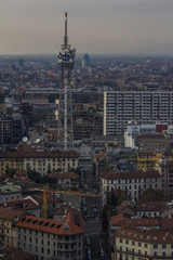 A view of Milano city, Lombardy, Italy