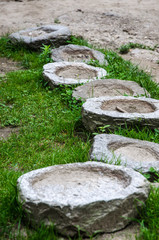 Fototapeta premium Stone Plates in Garden