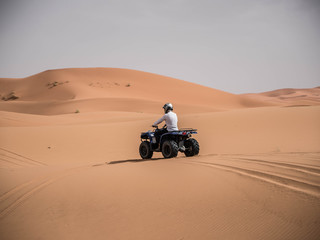 Quad in the desert