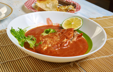 Poached Salmon in Coconut Lime Sauce