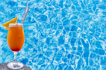 Cocktail by the pool