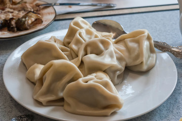 Khinkali Georgian cuisine