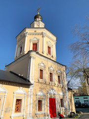 Church of the Holy Trinity in Khokhly in Octoer, Moscow, 1610 year built 