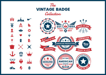 Naklejka premium Vintage Retro Vector for banner