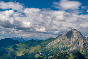 Naklejka premium Summer day trekking in the Carnic Alps, Friuli Venezia-Giulia, Italy