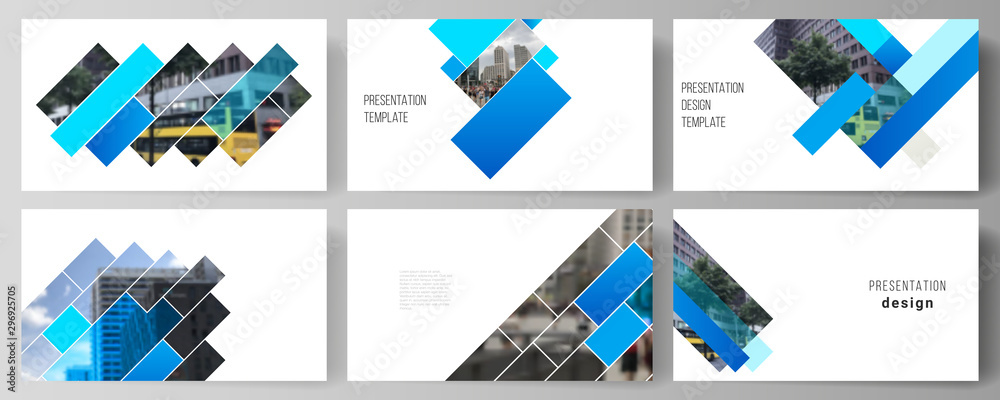 Poster the minimalistic abstract vector illustration of the editable layout of the presentation slides desi