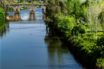 Río Guadiana a su paso por Mérida