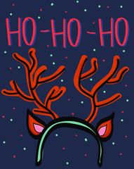 Fototapeta premium christmas background, vector illustration postcard christmas