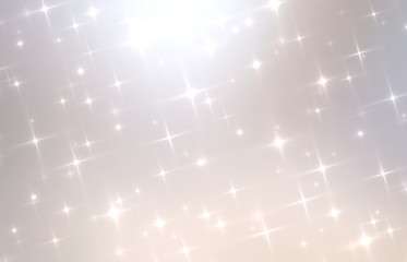 Shimmer holiday magical background blurred. Sparkles stars pattern. Pearl shiny blurry illustration. Bright flare.