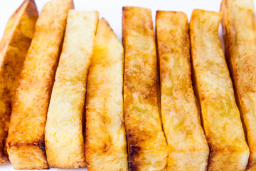 French fries on a white background isolate