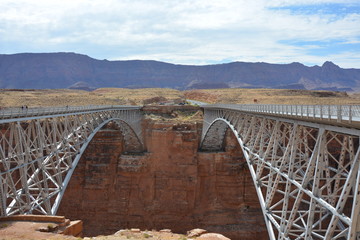 navajo bridges in marble canyon