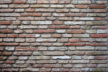 classic old brickwork on the wall of a building