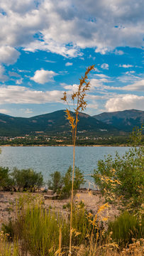 Pantano de Navacerrada. Est&aacute; construido sobre el r&iacute;o Samburiel, uno de los principales afluentes del Manzanares, aunque tambi&eacute;n le surte de aguas el embalse de Navalmedio