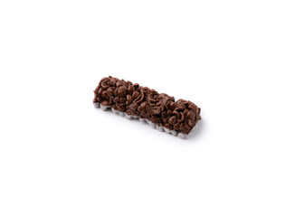 chocolate stick on isolated white background