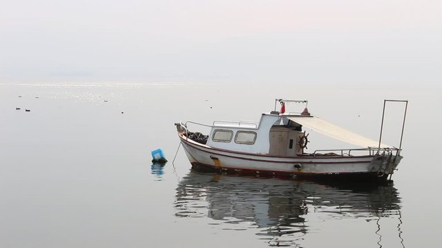 fishing boat in the sea