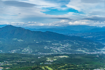 伊香保ロープウェイ 物聞山山頂からの景色