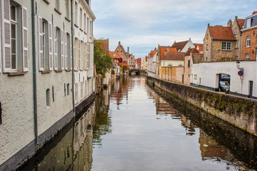 Fototapeta na wymiar Bruges, Belgium. Historical city center.