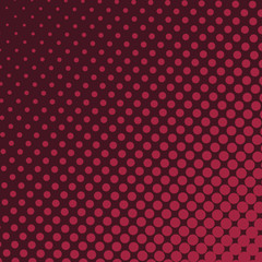 Halftone dots background, square composition - illustration