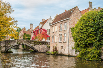 Fototapeta premium Bruges, Belgium. Historical city center.