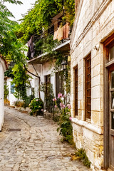 Little street in Chora,Greece