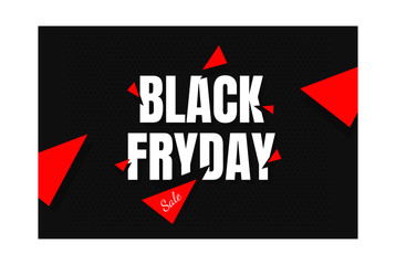 abstract black friday sale banner