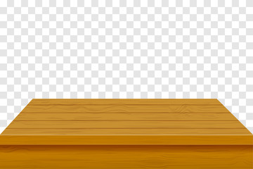 wooden table top vector illustration