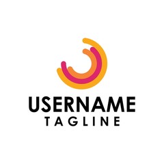 Connection technology logo vector