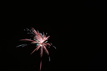 Fireworks for new year