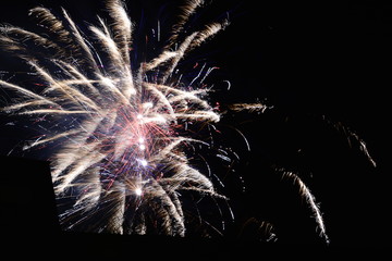 Fireworks for new year