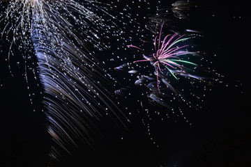 Fireworks for new year