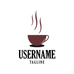 coffee shop or cafe logo