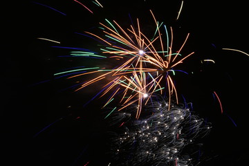 Fireworks for new year