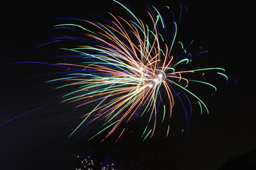 Fireworks for new year