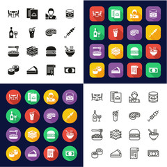 Lunch Icons All In One Set