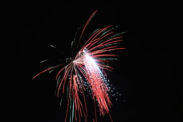 Fireworks for new year