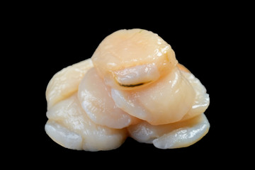 Raw clam meat for barbecue