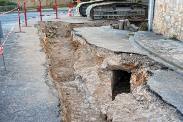 fouilles archéologiques et travaux publics