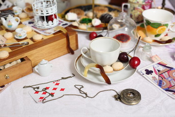 decorations for a mad tea party Alice in Wonderland