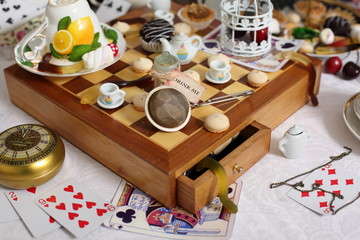 decorations for a mad tea party Alice in Wonderland