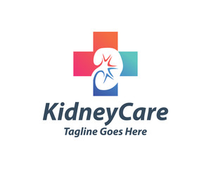 Creative Kidney Care logo Template, Health Kidney logo design