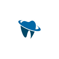 Dental care logo design vector template