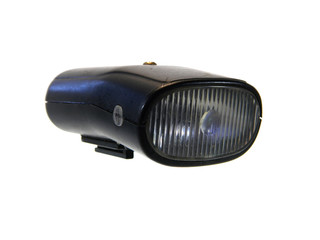 bicycle headlight isolated on white background