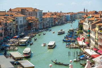 Grand canal summer day time landscape