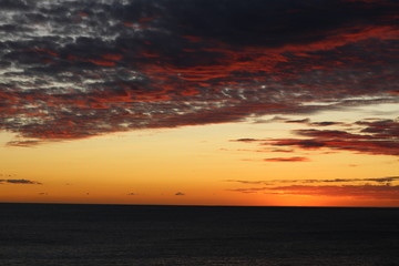 西伊豆　沢田公園の夕焼け