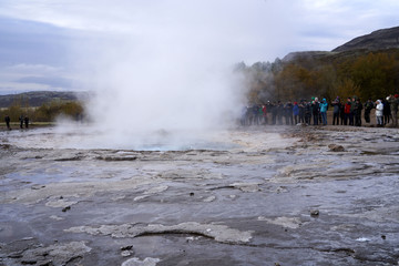 Geysir, Strokkur, geothermal geysers  Iceland