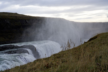   Gullfoss, waterfall Iceland